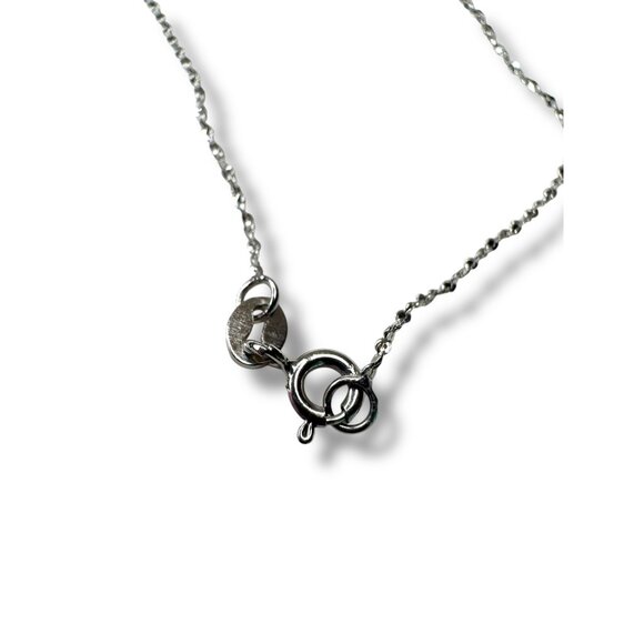 Reyhan Hakki Sterling Silver Black Sapphire Pendant Necklace 16" - Picture 8 of 11